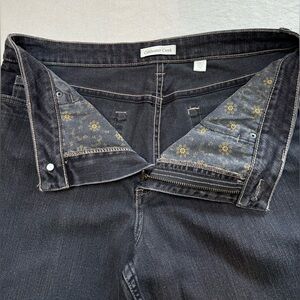 Coldwater Creek black natural fit boot cut jeans